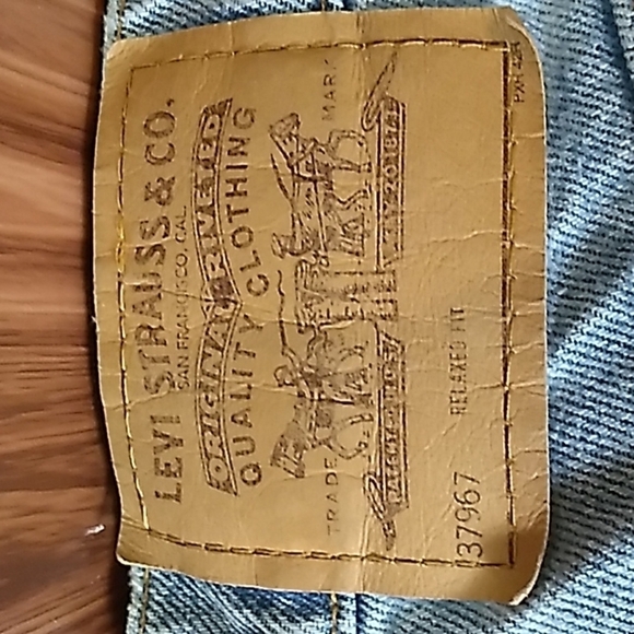 Vintage 1990s Y2K high rise Levis orange tag shorts 11 - Picture 5 of 6